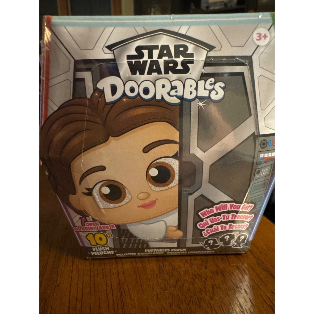 Star Wars Disney Doorables Puffables 10" Plush PrincessLeia Mystery Box By JP